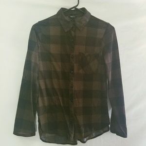 Green Plaid Flannel